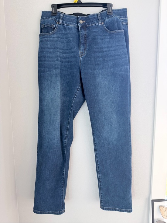 Tribal Denim - Tribal Sophia Curvy Women’s Straight Leg Jeans - Medium Blue Wash